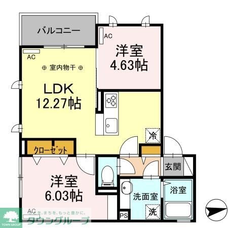 ポンテアルタの物件間取画像