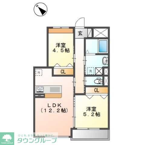 ユニコーンの物件間取画像