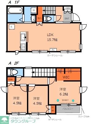 祖師谷４丁目戸建賃貸住宅の物件間取画像