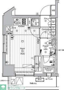 PREMIUM CUBE代々木上原の物件間取画像