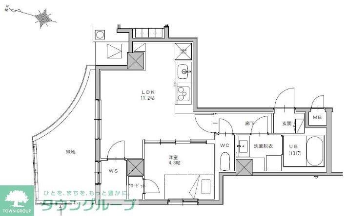 Ｔｈｅ　Ｏｒｃｈｉｄ　ＭａｎｏｒIIの物件間取画像