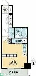 ライオンズフォーシア中野の物件間取画像