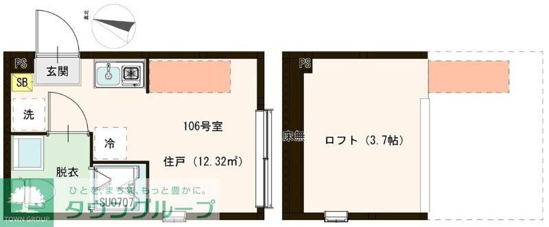 ソラニア上井草の物件間取画像
