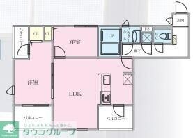 Ｔｈｅ　ＭＡＮＯＲ　ＫＹＯＤＯの物件間取画像