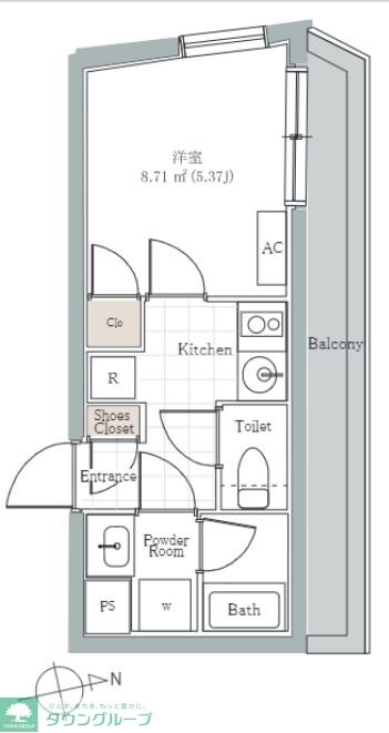 BLANCCOURT中野中央の物件間取画像