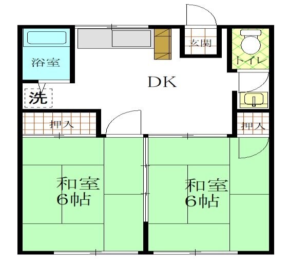 コーポ野口の物件間取画像