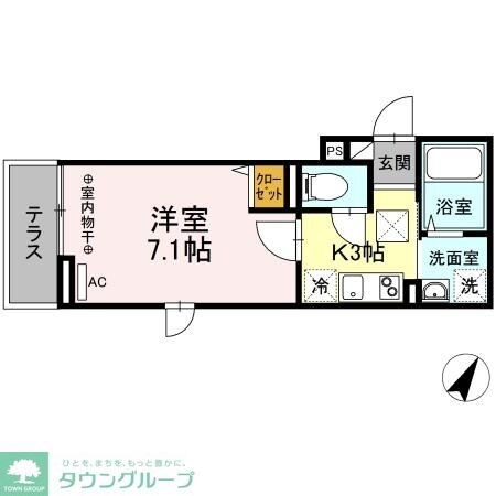 アリビオ南大沢の物件間取画像