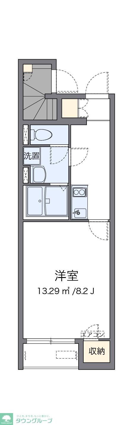 クレイノＧＡＲＤＥＮ　丘　IIの物件間取画像