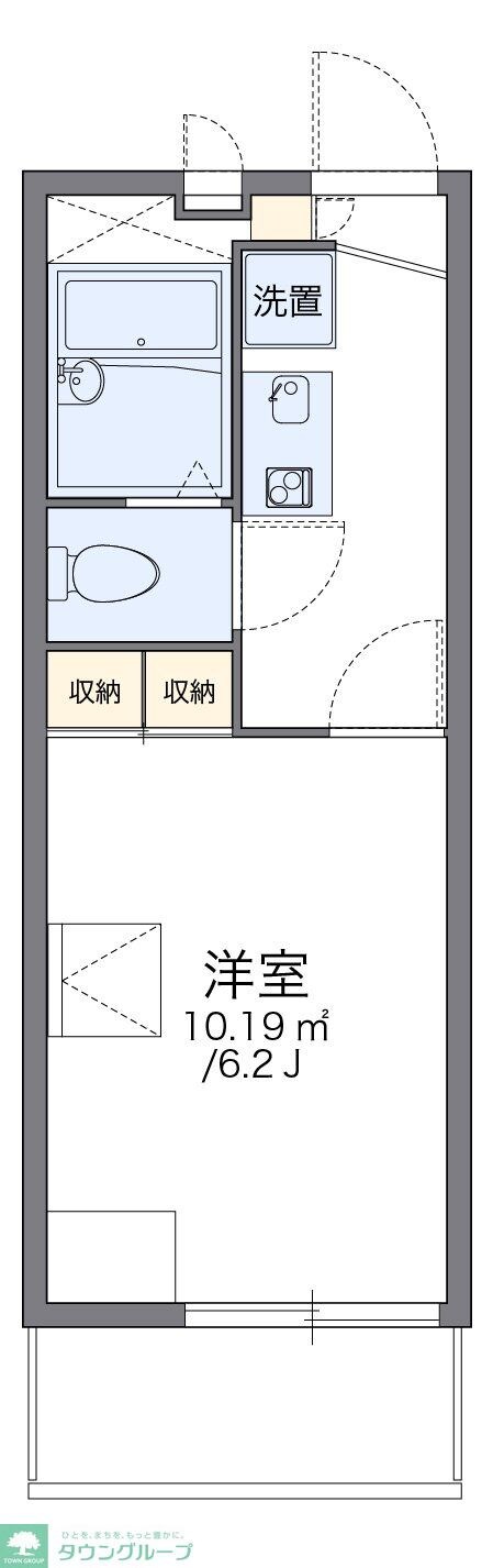 レオパレスアムリタの物件間取画像