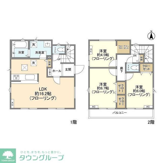 Kolet武蔵増戸#02の物件間取画像