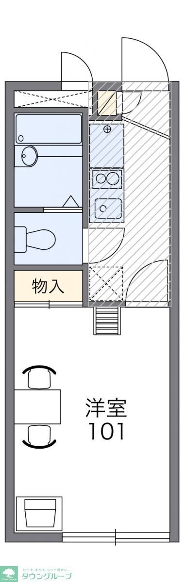 レオパレスリヴェールの物件間取画像