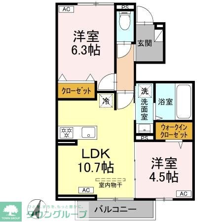 Bonnard(ボナール）の物件間取画像