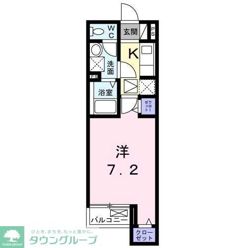 プラシード　カメリアの物件間取画像