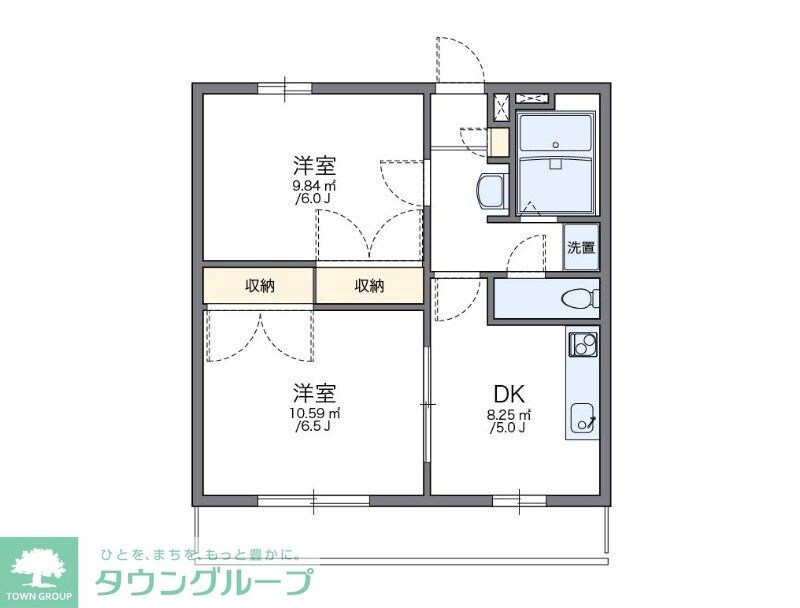NSファミリアの物件間取画像