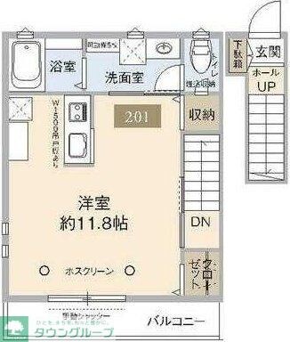 グレンシアIII　上北台IIの物件間取画像