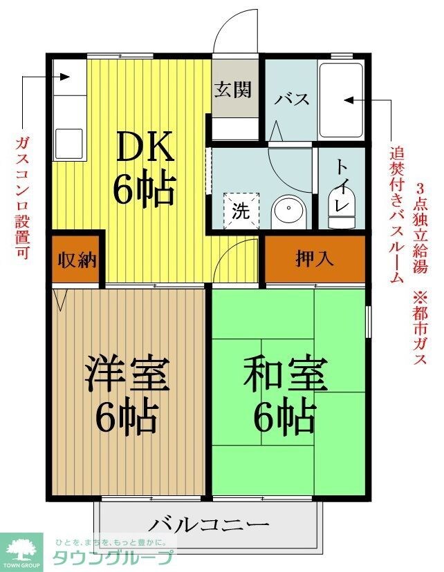 物件間取画像
