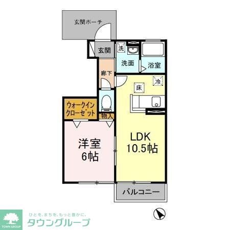 コンフォールダイワの物件間取画像