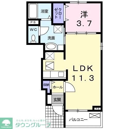 シンフォニーＮＡＫＡＮＯIの物件間取画像