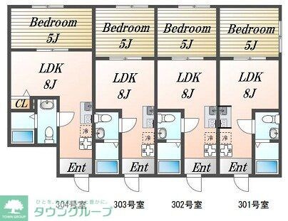 carpe恋ヶ窪の物件間取画像