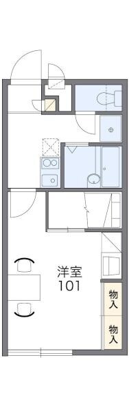 レオパレス沼崎の物件間取画像