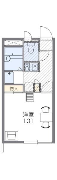 レオパレスサンフラワーの物件間取画像