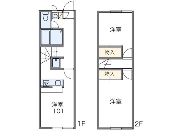 レオパレスエミネンスの物件間取画像