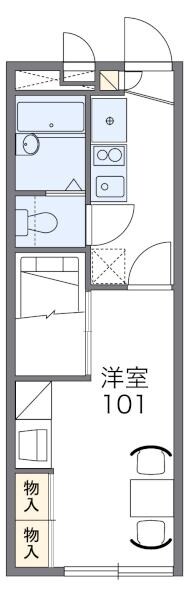 レオパレスオークトゥリーズの物件間取画像