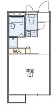 レオパレス四季の物件間取画像