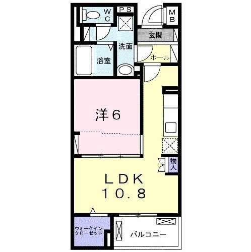 コントレイルの物件間取画像