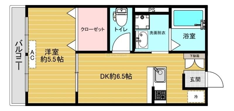 リファレンス愛宕の物件間取画像