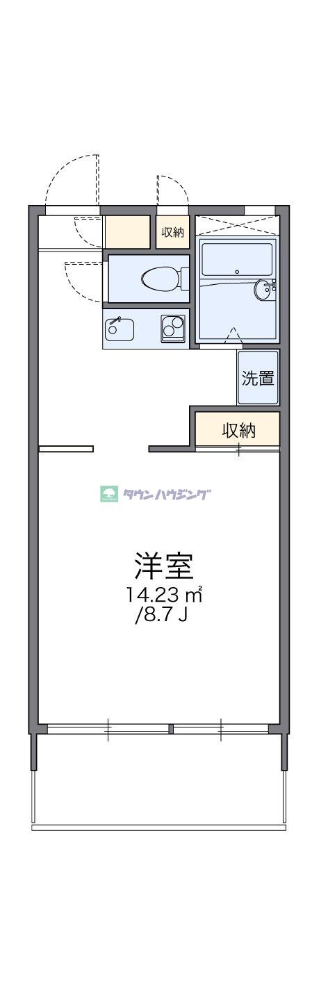 レオパレスＡＯＫＩの物件間取画像