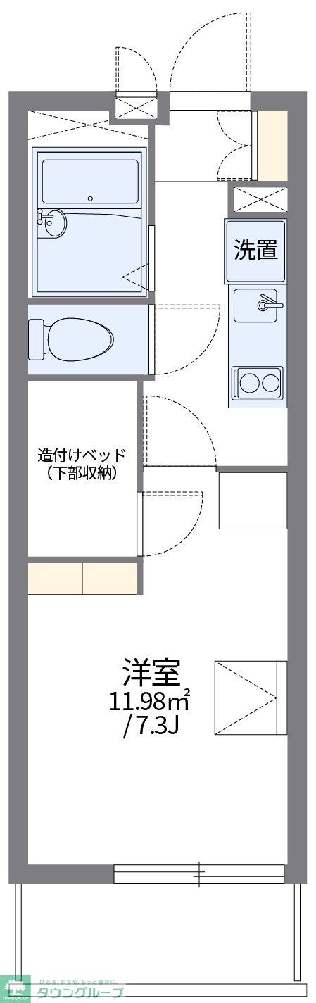 レオパレスルーチェIIIの物件間取画像