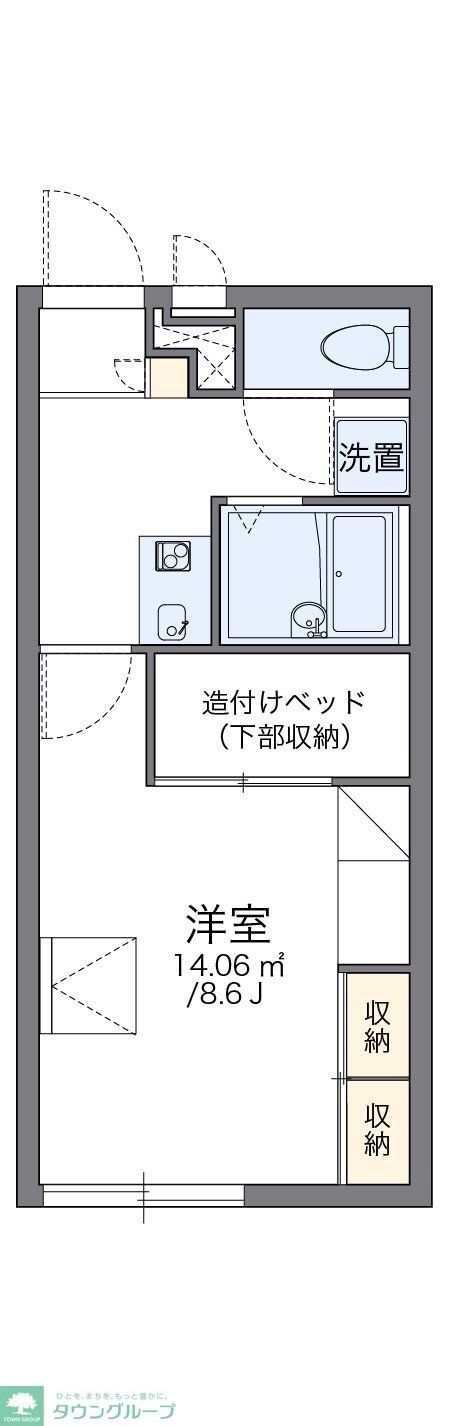 レオパレス加納院吉田の物件間取画像