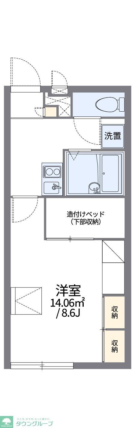 レオパレスルーチェIIの物件間取画像