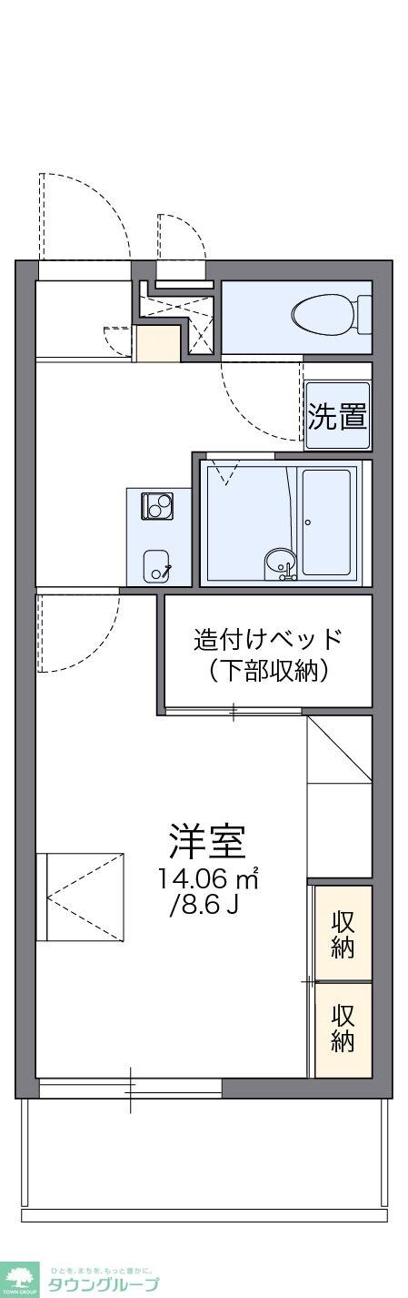 物件間取画像
