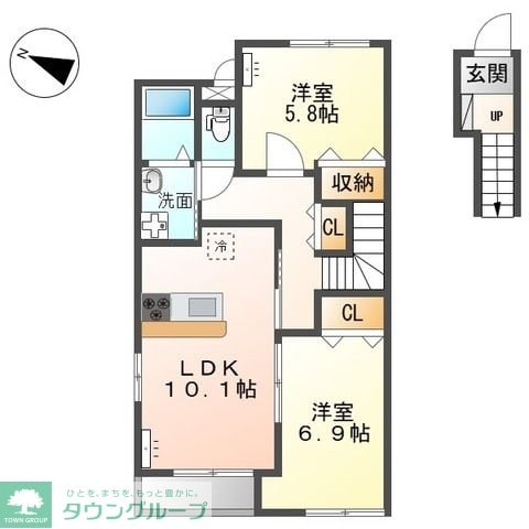 ＡＶＡＮＴＩ　ＨＯＵＳＥの物件間取画像