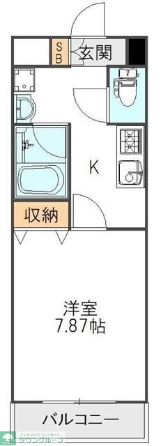 オアゾ桜台の物件間取画像