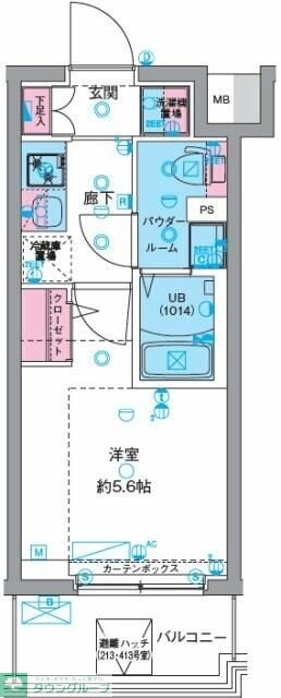GENOVIA天王台の物件間取画像