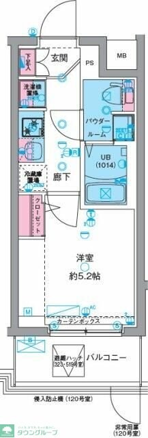 GENOVIA天王台の物件間取画像