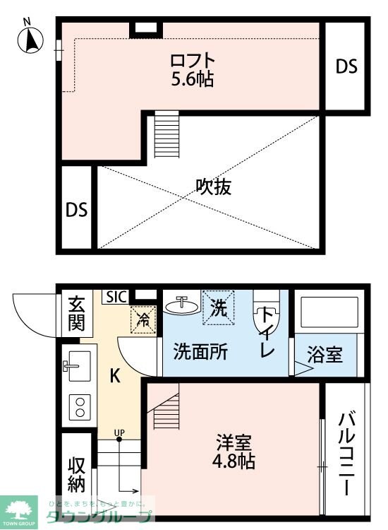 Oaks（オークス）の物件間取画像