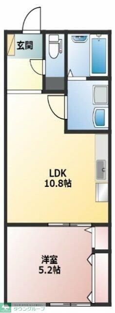 アンレーヴメゾンＢの物件間取画像