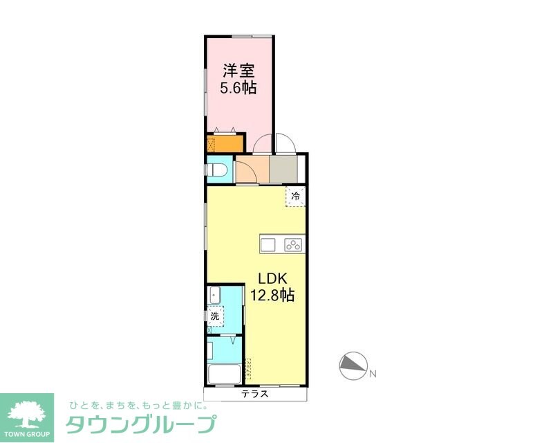 サンライズ天王台の物件間取画像
