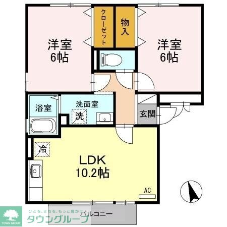ハイライズ　壱番館の物件間取画像