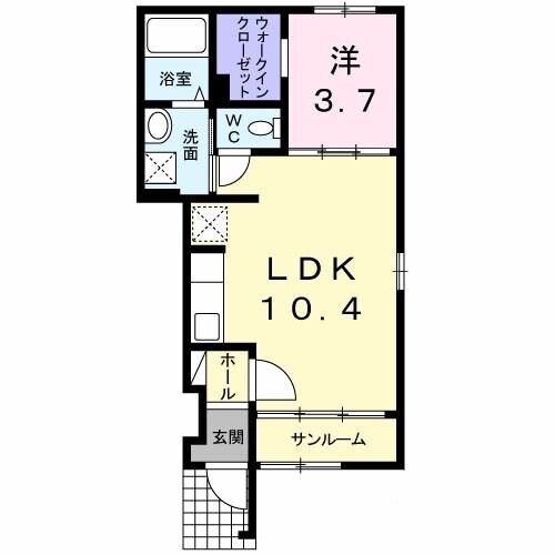 南風ＷＥＳＴの物件間取画像