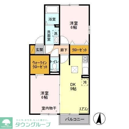 クレストパーク　Ｄの物件間取画像