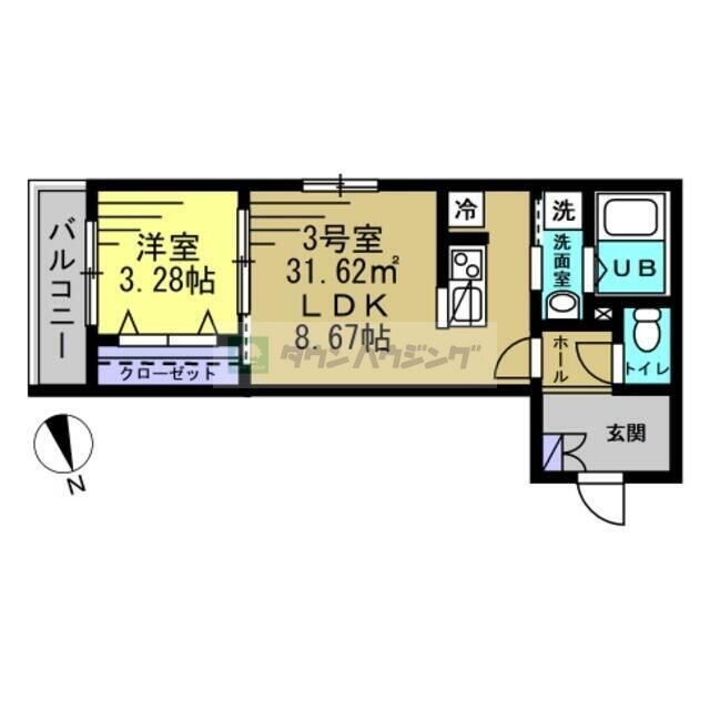 シエルドール南柏の物件間取画像