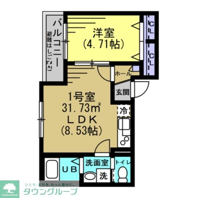 コンフォーティア八潮の物件間取画像