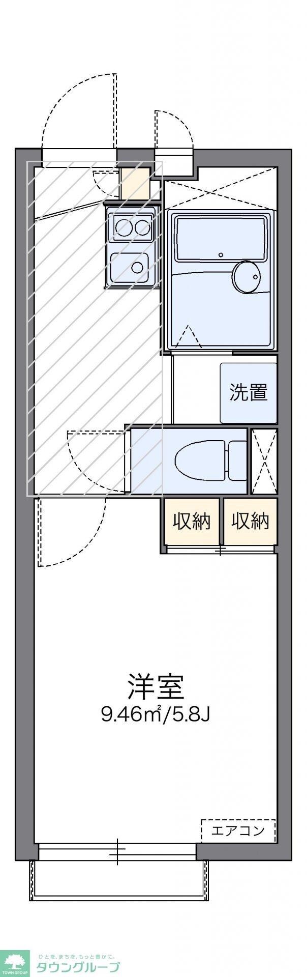 レオパレス上台ハイツの物件間取画像