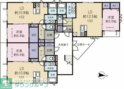 Ａｎｇｅ　ｄｅ　Ｂｏｎｈｅｕｒ（アンジュドボヌール）の物件間取画像