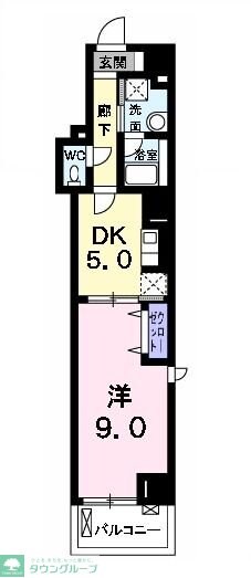 ミッド　ヴィラ　レジデンスの物件間取画像